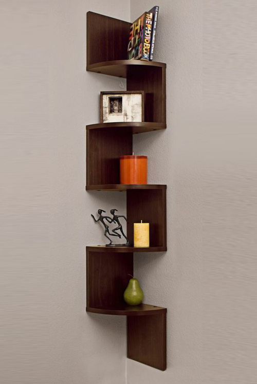 Hanging Corner Shelves 4 Slot